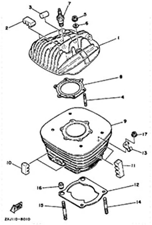 Cylinder Piston Gasket Set Fits Yamaha Blaster 200 YFS200 (1988-2006)