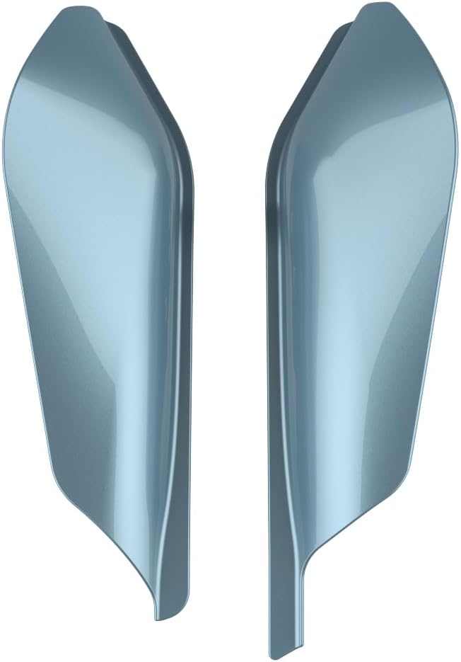 Advanblack 2024 RG Mid Frame Air Deflectors Compatible for Harley Touring Street Glide, Road King, Electra Glide, 2009-2025(Sharkskin Blue)