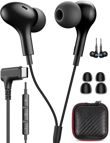 USB C Headphones,60W Beaded USB C Fast Charger Cable for Samsung S26 Ultra S25 FE A17 A16,USB-C to Type C PD Charge Cable Fast Charging Cord for iPhone 17 Pro Max 17e 16e 16 15 Pixel 10a 9a 8 School