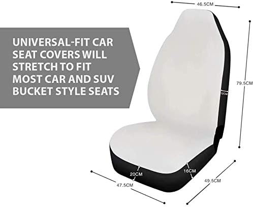 Ystardream Green Rose Car Seat Covers Full Set Washable for Car for Women Accessories with Steering Wheel Cover+Seat Belt Cover/Coasters+ Keychain,Universal Full Set 11-pcs