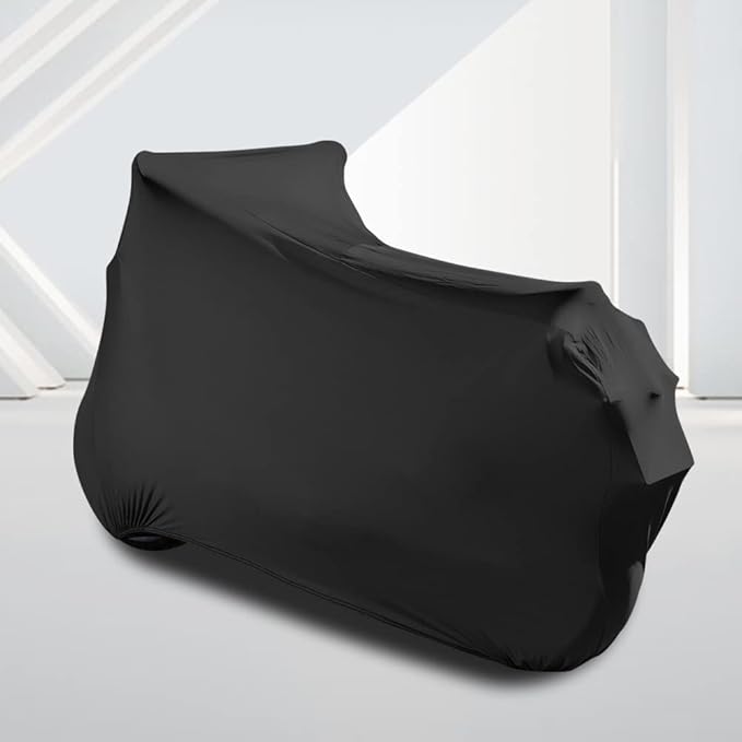 WinPower Indoor Motorcycle Cover Stretch Elastic Dustproof Covers for Motorbikes, 96inches