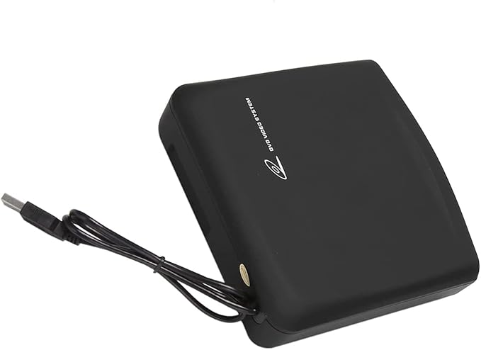 Portable Car CD Player | External USB Vehicle CD Player for Car Android Navigation Plug and Play (for Android 4.4 and Above System Only)