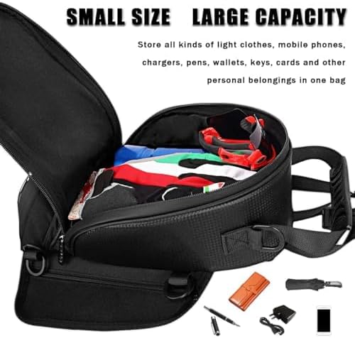 Motorcycle Tank Bag for Honda NT1100 NT 1100, Magnetic & Strap Mount Tank Bag for Motorcycles, Motorcycle Touring Navigation Luggage Bag Tank Bags,A Strap
