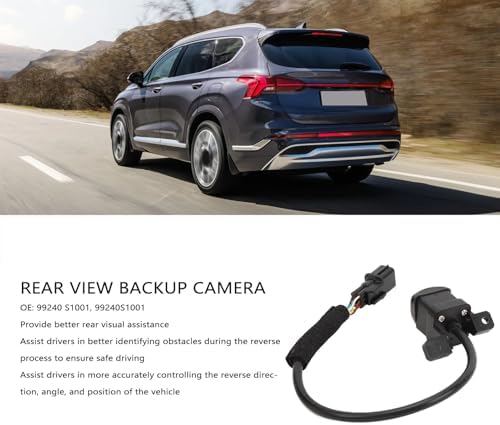 Rear View Camera Replacement, 2019-2020 Backup Camera for Car Replacing OE 99240 S1001, Enhanced Safety with Parking Assist, Metal Material, Direct Installation