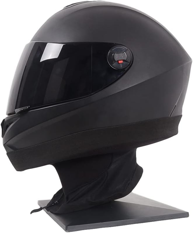 MOTO4U Skirt Helmet Motorcycle Helmet,Motorcycle Helmet Wind Noise Silencer,Wind Curtain,Reduce Noise,Easy Install,fits All Full Face Helmets Long Type