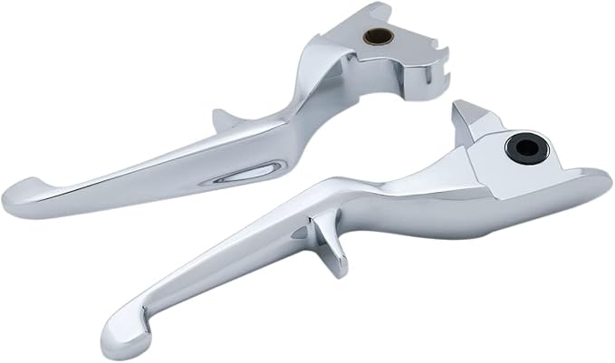 Kuryakyn 1843 Motorcycle Handlebar Accessory: Clutch and Brake Trigger Levers for 2014-16 Harley-Davidson Touring Motorcycles, Chrome, 1 Pair