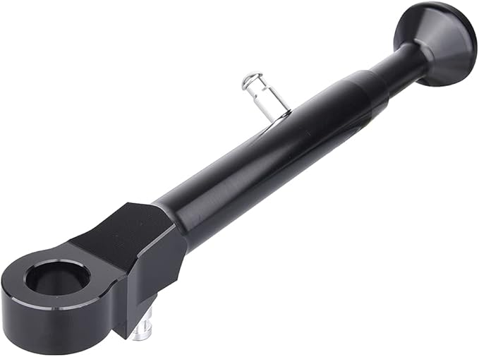 Motobiker Black Adjustable Kickstand Compatible with Yamaha R6S 1999-2010 /R6 99-05 /R1 1998-2008