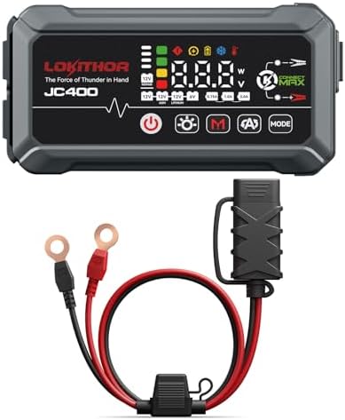 LOKITHOR JC400 9-in-1 Car Battery Charger and Cable04 X-Connect M8 Eyelet Terminal Accessory