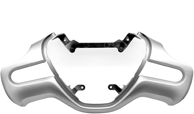 Carbon Fiber Style Replacement Steering Wheel Trim Cover Frame ABS Decal Interior Moulding Accessories Fit for Honda Civic 2006 2007 2008 2009 2010 2011 (A-Silvery)
