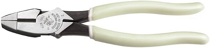 Klein Tools D20009NEGLW Side Cutter Linemans Pliers (9-Inch) and D248-8-GLW Diagonal Cutting Pliers (8-Inch) Bundle