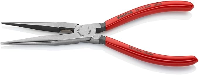 Knipex Tools LP Ultra-High Leverage Lineman's Pliers Bundle with Long Nose Pliers With Cutter, 8"