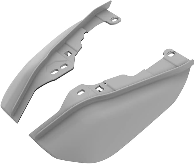 Advanblack 2024 RG Mid Frame Air Deflectors Compatible for Harley Touring Street Glide, Road King, Electra Glide, 2009-2025(Sunset Orange)