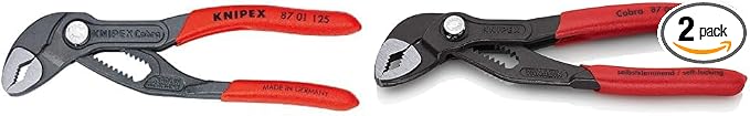 KNIPEX Tools Cobra Water Pump Pliers 5-Inch and 6-Inch Bundle