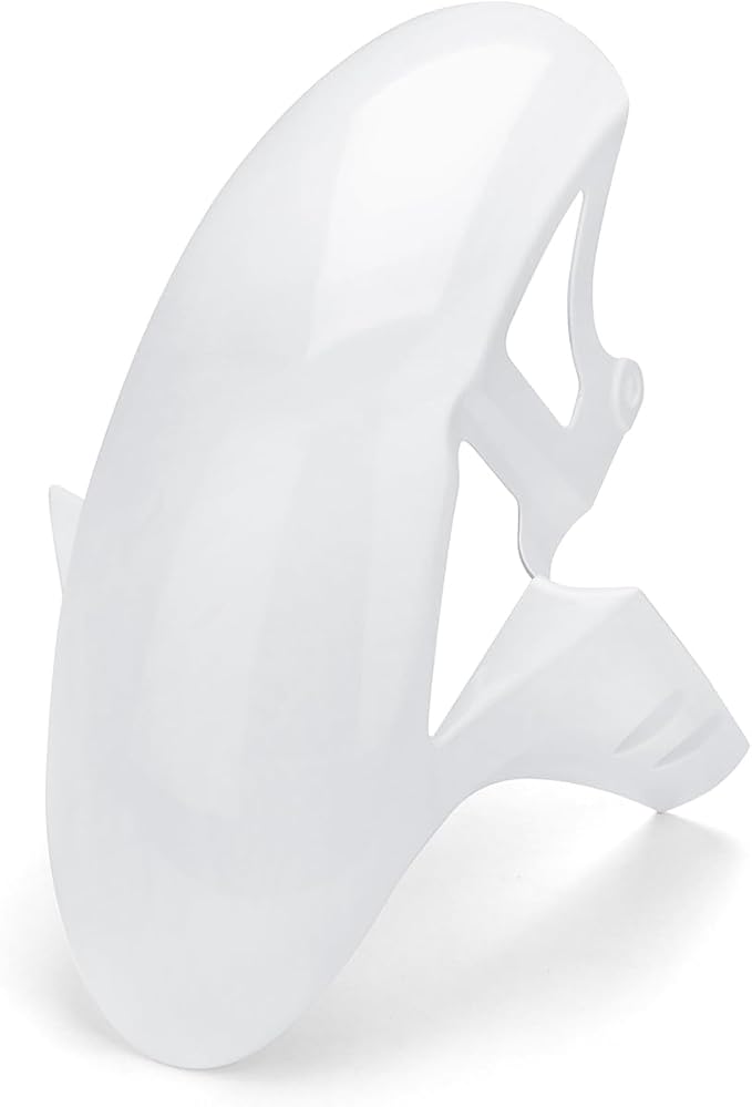 Motorcycle Front Fender, Tire Hugger Fender Mud Guard for Y-AMAHA YZF R1 R6 R10, Front Wheel Mudguard Splash Guard Fit Fairings Parts (White)