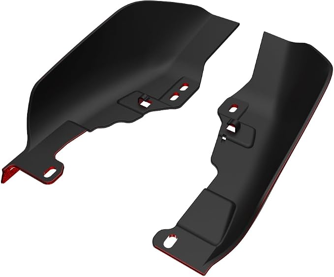 Advanblack 2024 RG Mid Frame Air Deflectors Compatible for Harley Touring Street Glide, Road King, Electra Glide, 2009-2025(Heirloom Red Fade)