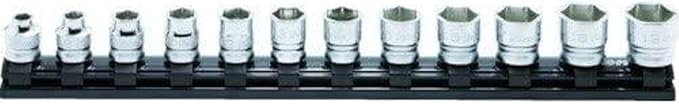 Ko-ken RS3400MZ/12 3/8 Sq. Dr. Socket set 7-19mm 6 point 300mm Z-series 12 pieces