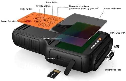 FOXWELL NT680 OBD2 Scanner - All Systems Car Diagnostic Tool for All Makes All Models - Oil Reset, Electronic Parking Brake Reset OBD Scanner Diagnostic Tool