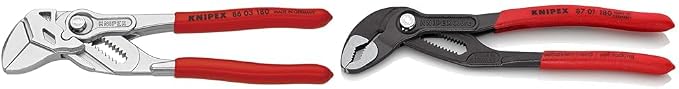 KNIPEX Pliers Wrench & 8701180 87 01 180 7-1/4-Inch Cobra Pliers