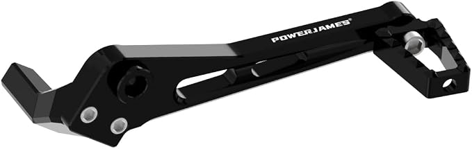 POWER JAMES Black Foot Brake Shift Lever Footpeg Fits for Harley 18-23 Street Bob, Low Rider, Softail Standard FXBBS FXST FXRST with Mid-Control (Black)