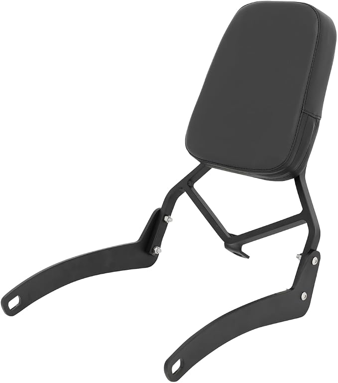 Passenger Sissy Bar Rear Backrest for Yamaha Virago 250 XV250 1988-2007 / Virago 125 XV125 1989-2011, Black