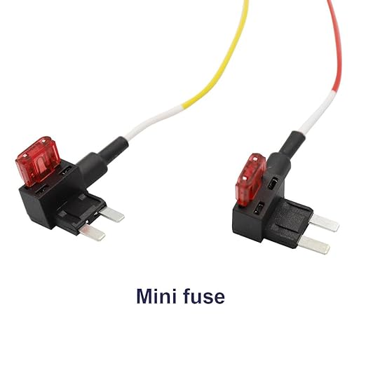 FITCAMX Fuse Box Cable Hardwire Kit, 4 in 1 ATO (Regular), Mini, Micro, Low-Profile Mini, 2Pcs Each