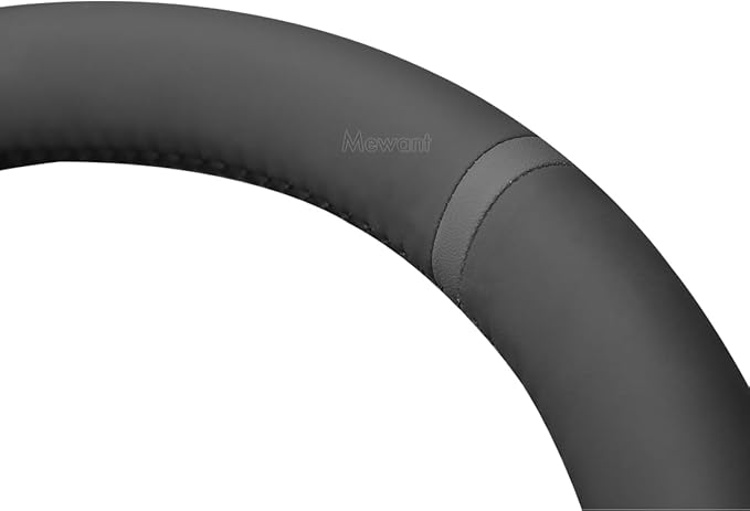 MEWANT Hand Stitch Car Steering Wheel Protector Wrap Cover for GMC Sierra 1500 2019-2023 / Sierra 1500 Limited 2022 / Sierra 2500 2020-2024 / Sierra 3500 2020-2024 / Yukon (XL) 2021-2023 Accessories