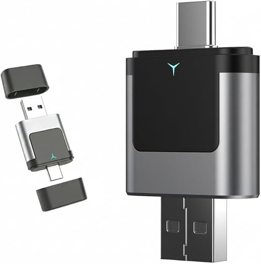 Wireless Carplay and Android Auto Adapter (Metallic Gray)
