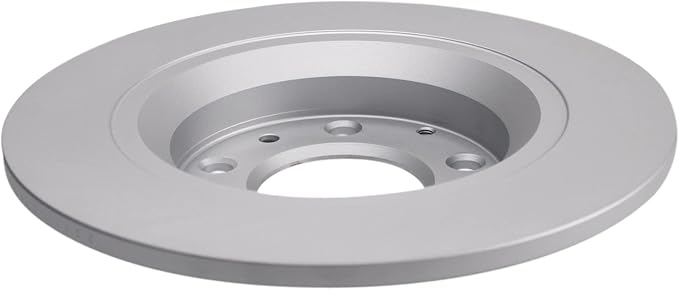 TRQ Rear Brake Rotor Set Coated Compatible with 06-12 Ford Fusion 06 Lincoln Zephyr 07-12 Lincoln MKZ 06-11 Mercury Milan 98-02 Mazda 626 03-13 6 03 Protege MazdaSpeed 06-15 MX-5 Miata
