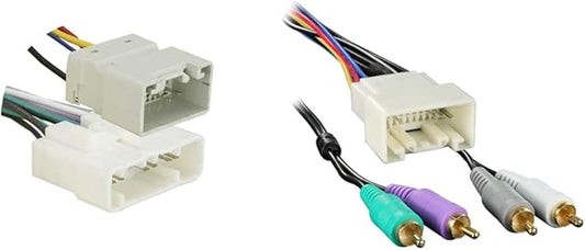 Metra 70-8116 Factory Amplifier Bypass Harness for Select 2000-2004 Toyota Vehicles with Amplified JBL System & Metra 70-8113 Amplifier Integration Harness for Select 2000-2004 Toyota Vehicles