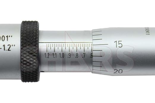 Shars 0.2-2.2" Inside Micrometer 0.00024" Accuracy, 0.001" Graduation 303-2100 P