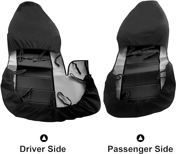 SAPUBK Custom-Fit Front Seat Covers Without Console Replace for 2004-2012 Ford Ranger Pickup 60/40 High Back Seats, Knitted Fabric Composite Soft Foam Lining Airmesh Breathable Seat Cover Cushion