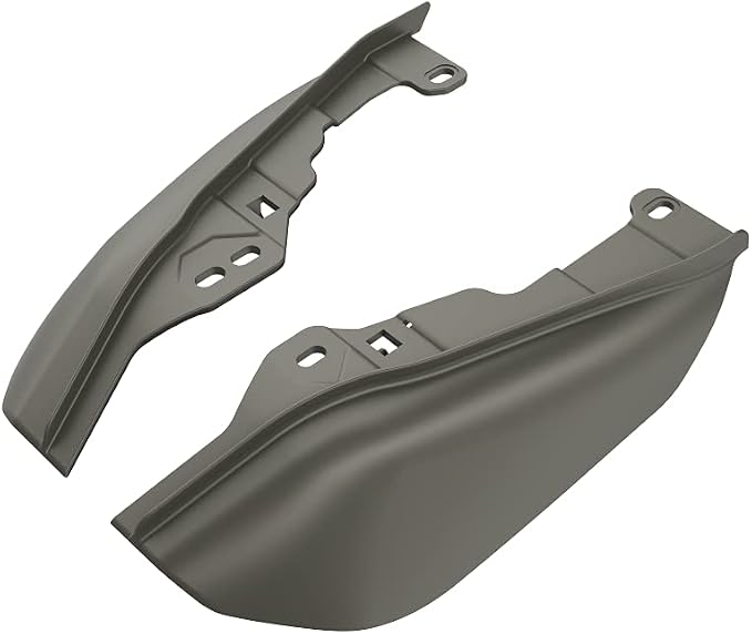 Advanblack 2024 RG Mid Frame Air Deflectors Compatible for Harley Touring Street Glide, Road King, Electra Glide, 2009-2025(Industrial Gray Denim)