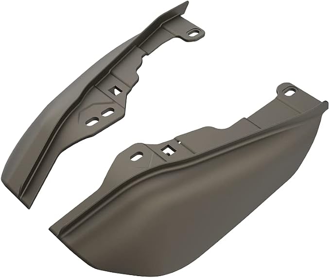 Advanblack 2024 RG Mid Frame Air Deflectors Compatible for Harley Touring Street Glide, Road King, Electra Glide, 2009-2025(River Rock Gray Denim)
