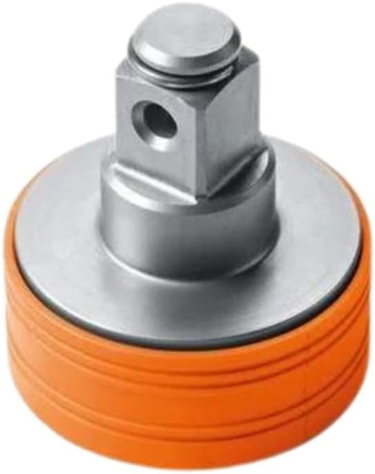 Fein QuickIn Socket Adapter for Seamless, Fast Accessory Changes - Compatible with Cordless Drill/Drivers with QuickIn/QuickIn Max Interface, Connects 1/2" Square Sockets - 64203002010