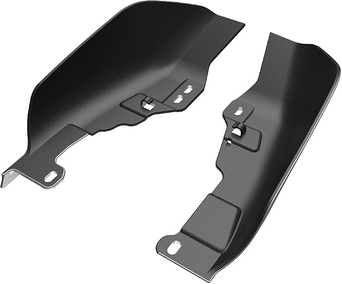 Advanblack 2024 RG Mid Frame Air Deflectors Compatible for Harley Touring Street Glide, Road King, Electra Glide, 2009-2025(Barracuda Silver)