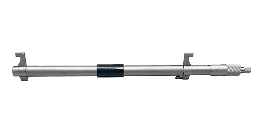 Accusize Industrial Tools 10-11'' by 0.001'' Inside Micrometer in Fitted Case, Satin Chrome Finished, Eg00-3231 | Range: 10-11", Graduation: 0.001", Accuracy: 0.00028", Resolution: 0.0001", Satin Chrome Finish
