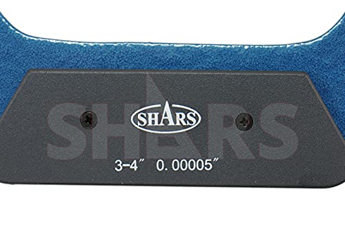 Shars 3-4"/75-100mm Solid Metal Frame Electronic Outside Micrometer 303-2466 P]