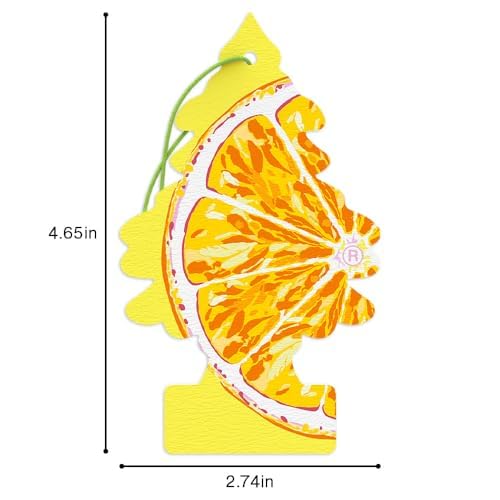 LITTLE TREES Car Air Freshener | Hanging Tree Provides Long Lasting Scent for Auto and Home | 24 Air Fresheners |Sliced