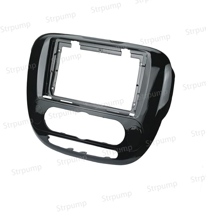 9'' Car Radio Stereo Dash Fascia Frame Bezel Panel Trim for Kia Soul 2014 15 16 17 18 19 Mount Kit A