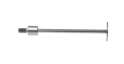 SUXING Flat Contact Points for Dial Indicator Depth 0.5mm Thickness 10 mm Diameter 4-48 UNF Thread 40 mm Length(4-48UNF D10L40)