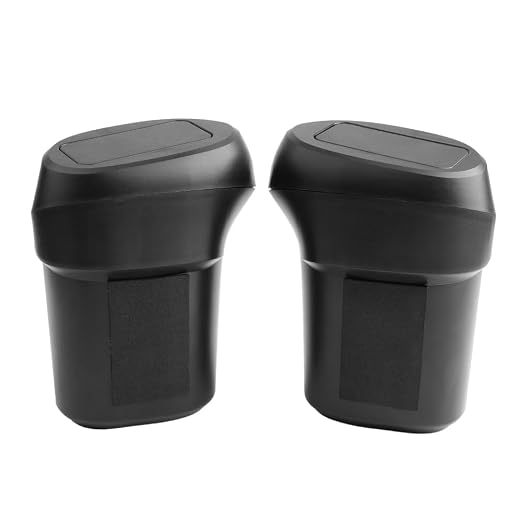 SXCY 2PCS for Toyota Crown Signia Trash Can for 2022-2024 2025 Toyota Crown Signia Accessories Front Door Side Trash Can [OEM-Fit] Garbage Bin Waterproof Leak-Proof Trash Bin w/Lid Odor-Free Storage