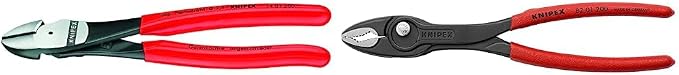 KNIPEX - 74 01 200 Tools - High Leverage Diagonal Cutters (7401200) & TwinGrip Pliers