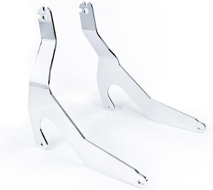 Adjustable Driver/Passenger Seat Backrest Component:Fixed Mounts For BWM R18B (Chrome)
