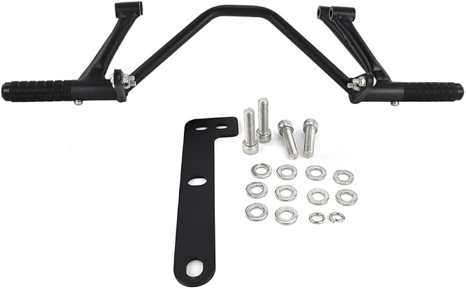 Xitomer Subcage Compatible with VFR800 / ABS, VFR800 VTEC/ABS, VFR800 Interceptor/ABS, 2002-2013 Rear Footrests Subcage, Passenger Peg Guard, Peg Support Stunt Step Plate Stunt Protection
