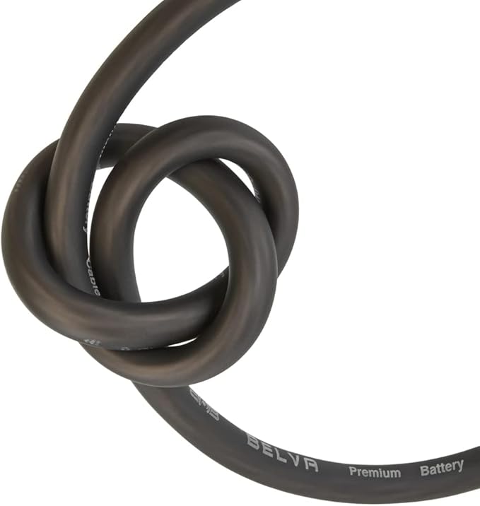 Belva BBG3KT 1/0 AWG Big 3 Upgrade Kit with CCA Wire for Audio Systems up to 250 Amps