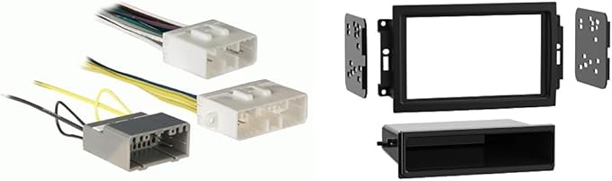 Metra 70-6514 Amplifier Bypass Harness for Select 2005-2007 Chrysler, Dodge and Jeep Vehicles and Metra 99-6510 Chry/Dodge/Jeep with NAV 04-UP Dash Kit