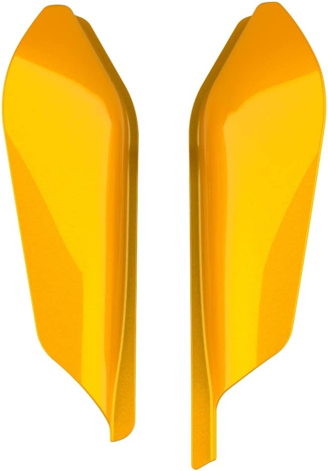 Advanblack 2024 RG Mid Frame Air Deflectors Compatible for Harley Touring Street Glide, Road King, Electra Glide, 2009-2025(Hightail Yellow Pearl)
