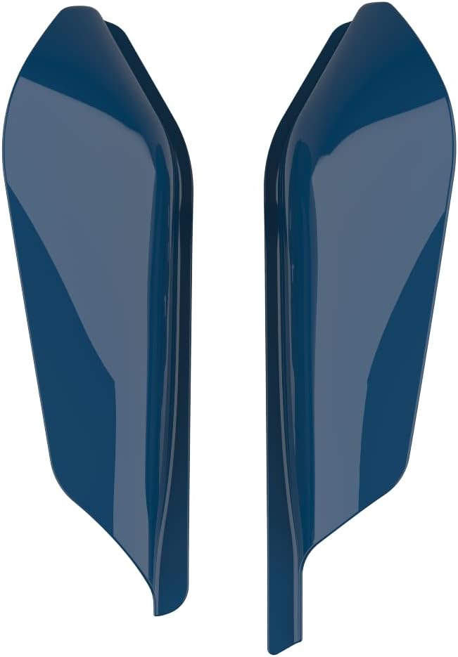 Advanblack 2024 RG Mid Frame Air Deflectors Compatible for Harley Touring Street Glide, Road King, Electra Glide, 2009-2025(Reef Blue)