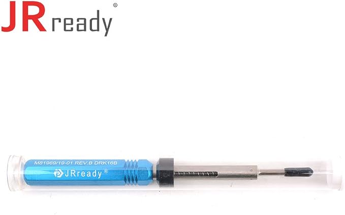 JRready DRK16B Removal Tool Solder Insertion Extraction Tool For Applied to Remove MIL series and some of NON-MIL Round Contacts without Any Damages to the Electric Connector