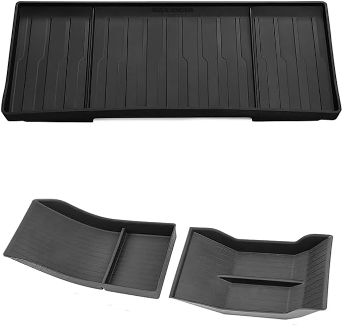 BASENOR Tesla Model Y Model 3 Behind Screen Storage and Model Y Model 3 Lower Center Console Organizer